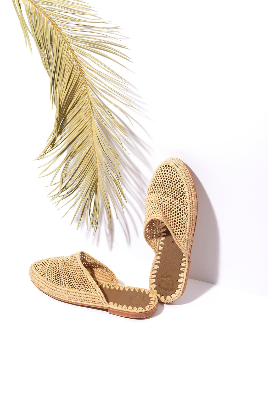 Handmade Raffia Sandals, Woven Flat Sandals, Open-Toe Ankle Strap Sandals, Natural Raffia Loafers