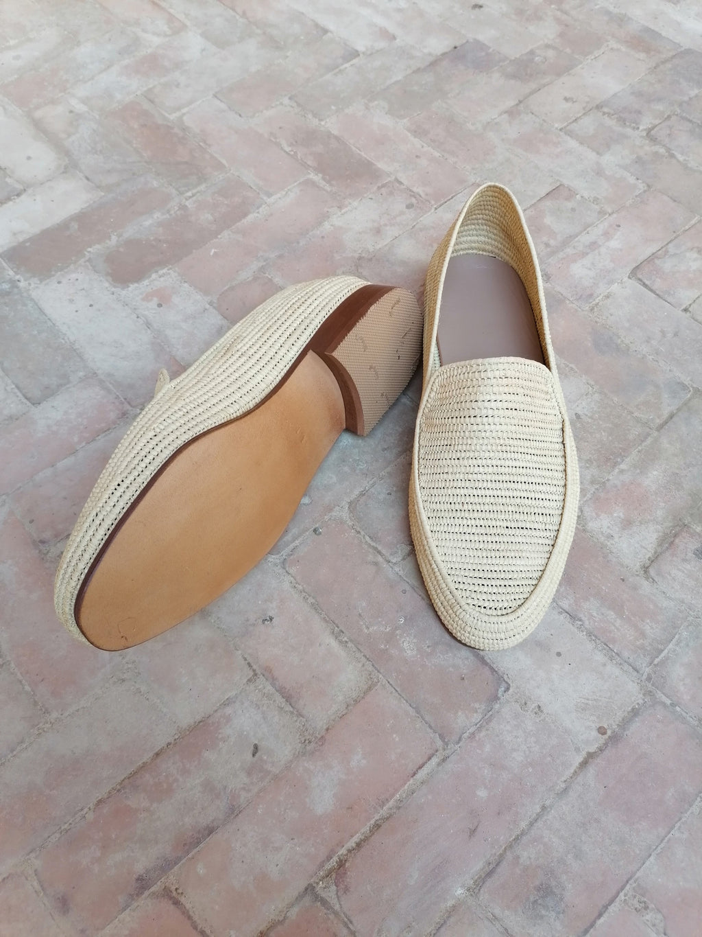 Men's raffia shoes, summer raffia moccasins, handmade raffia moccasins, gift for husband, raffia oxford shoes