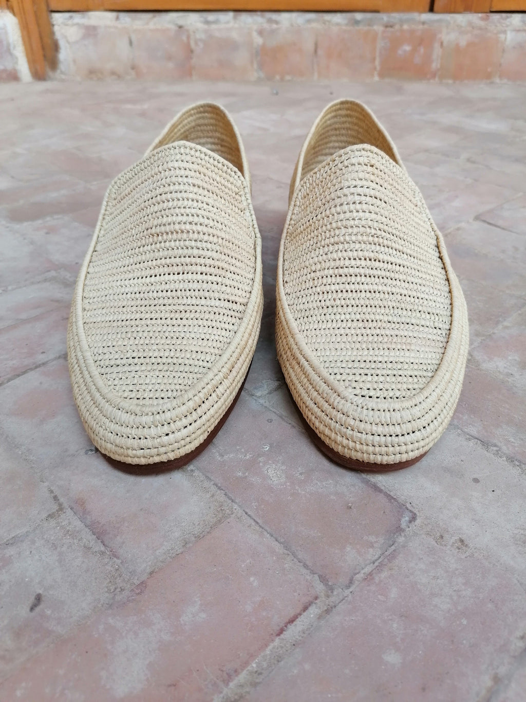 Men's raffia shoes, summer raffia moccasins, handmade raffia moccasins, gift for husband, raffia oxford shoes