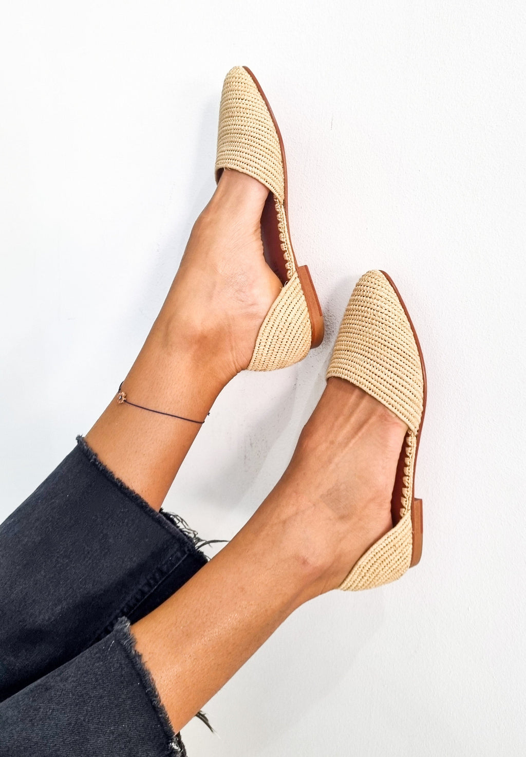 Handmade Raffia Mules: Summer Flats