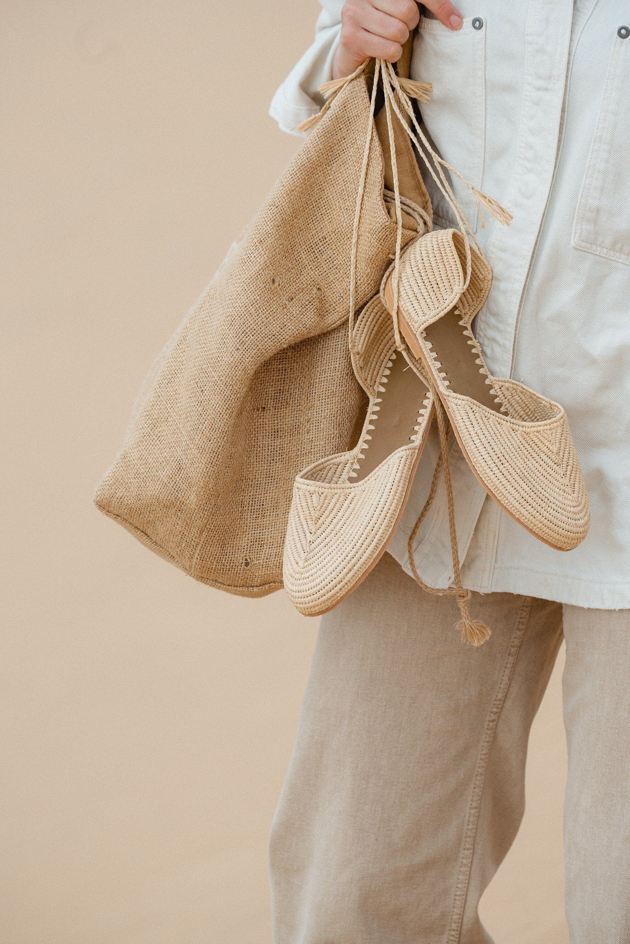 Handmade Raffia Sandals, Ankle Strap Flats, Woven Espadrilles, Boho Summer Shoes, Beach Wedding Sandals