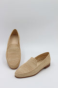 Men's Handmade Raffia Loafers, Woven Wedding Shoes, Lightweight Summer Slip-Ons