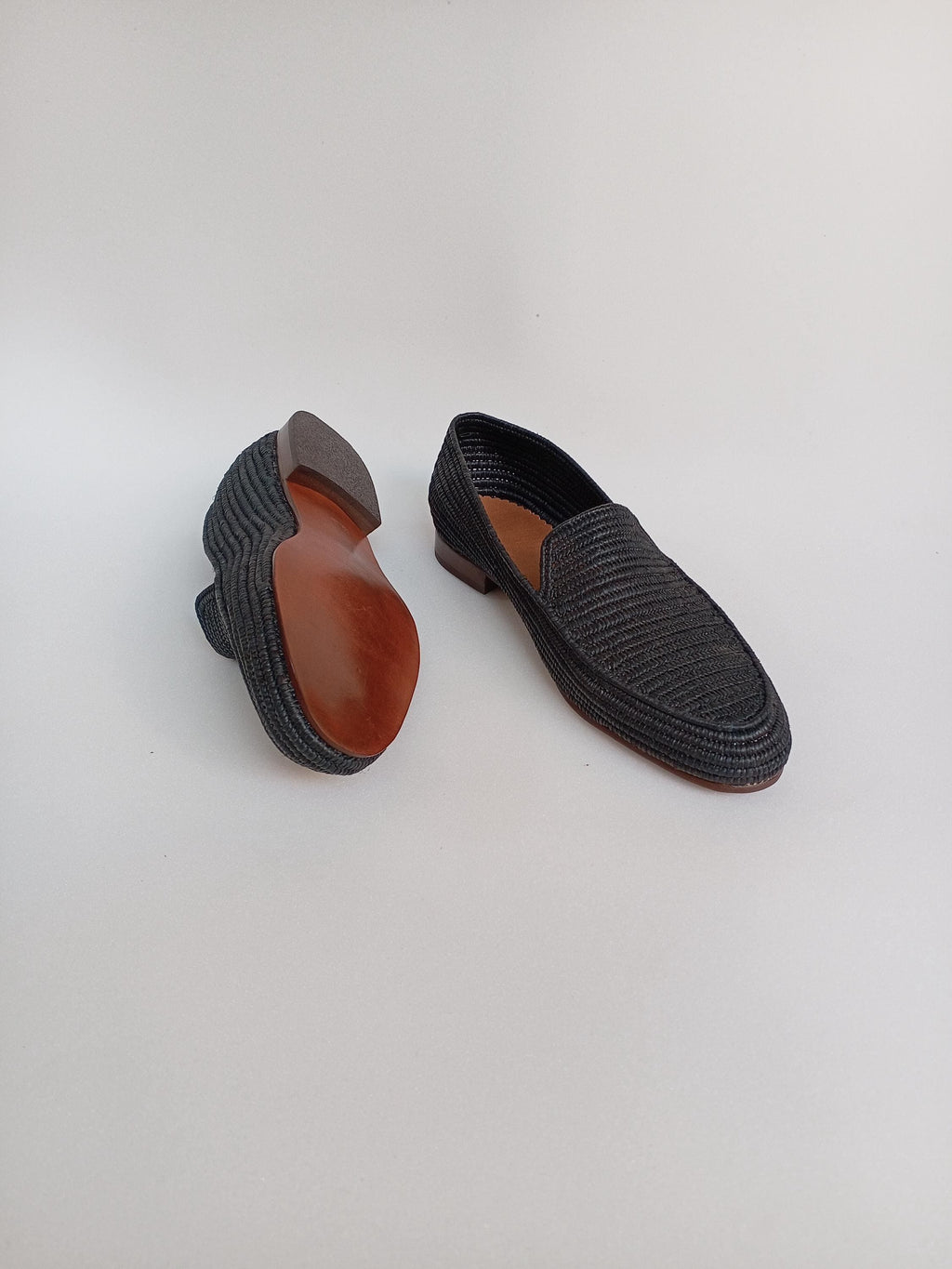 Men's raffia shoes, summer raffia moccasins, handmade raffia moccasins, gift for husband, raffia oxford shoes