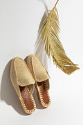 Men's Woven Raffia Sandals, Handmade Raffia Loafers, Summer Beach Slip-On Shoes, Casual Boho Mules, Breathable Clogs, Gift for Him