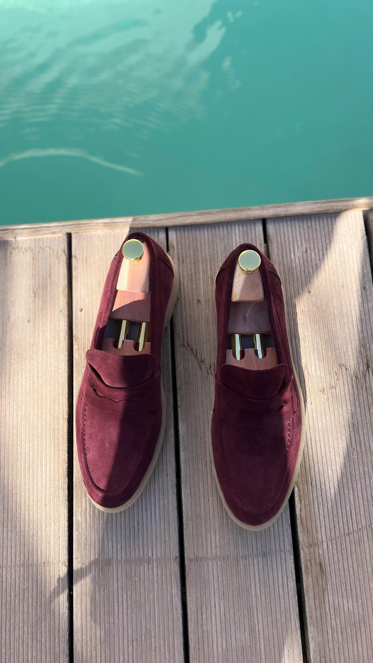 Men's Suede Loafers | Italian Style Slip-On Driving Shoes, Summer Footwear